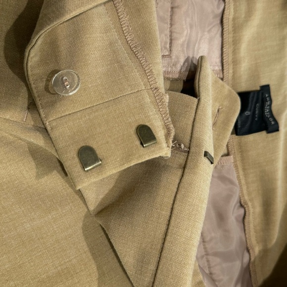 Ann Taylor Factory Women's Light Brown Tan Curvy Casual Pants Slacks Size 8 - Picture 7 of 14